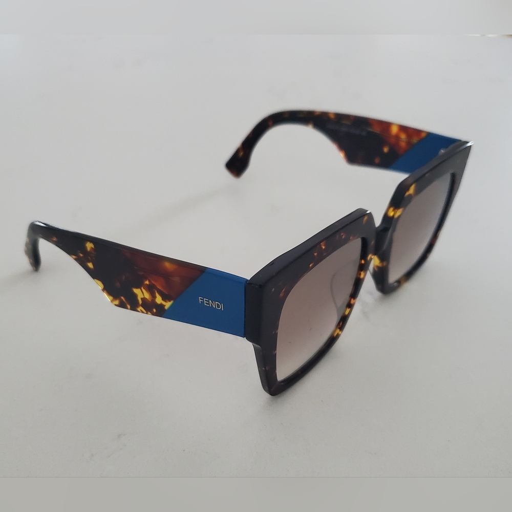 Fendi 0263/S 086FQ Oversized Tortoise  Women's Sunglasses